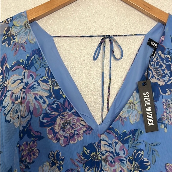 STEVE MADDEN Floral Blue Maxi Dress - Picture 3 of 9